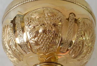 Irish sterling silver gilt Ciborium